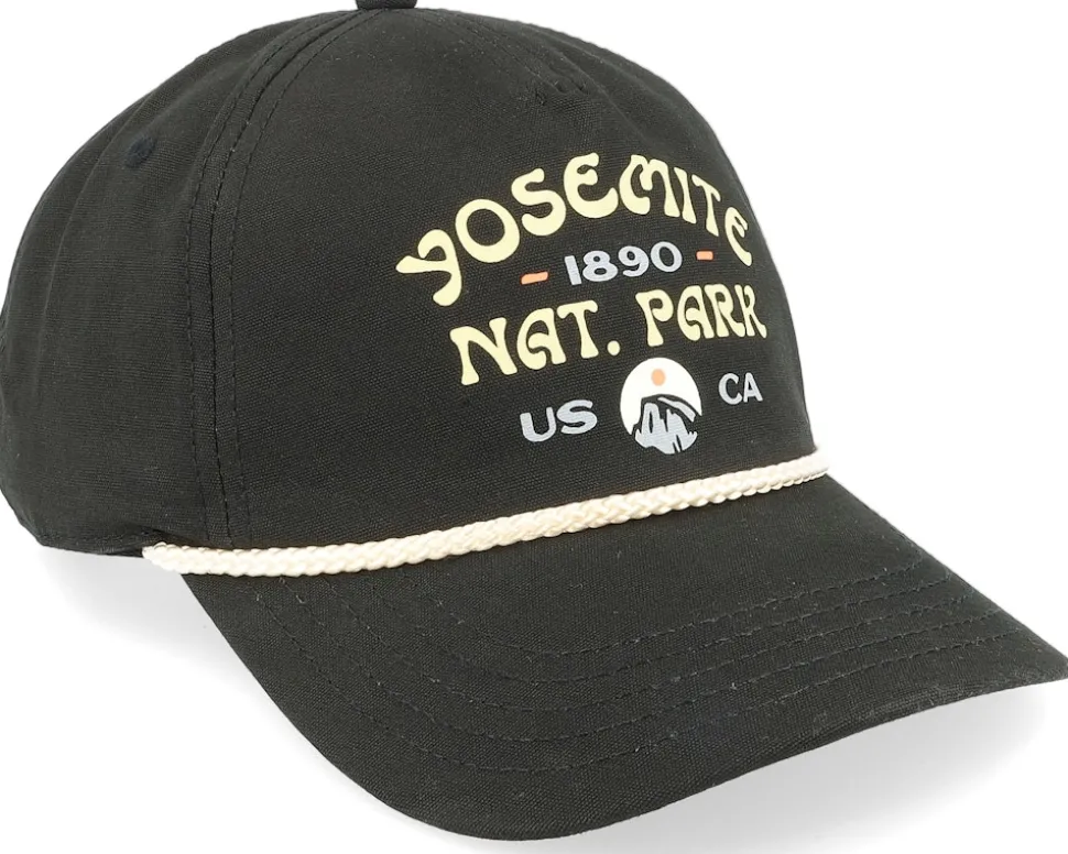 Yosemite Np Canvas Cappy Black Dad Cap - American Needle