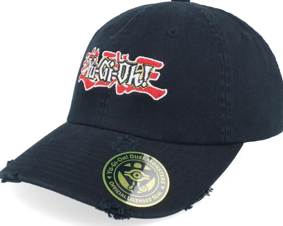 Yu-gi-oh Color Logo Black Dad Cap - Yu-Gi-Oh
