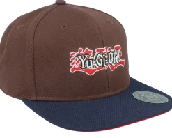 Yu-gi-oh Color Logo Brown/Navy/Red Snapback - Yu-Gi-Oh
