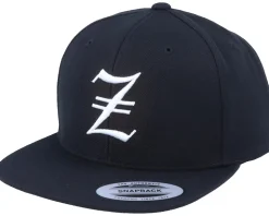 Z Letter 3D Black Snapback - Iconic