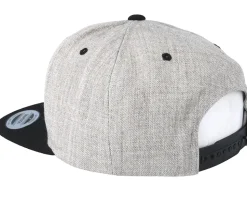 Zentangle Wolf Heather Grey/Black Snapback - Tattoo Collective