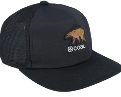 Zephyr Black Strapback - Coal