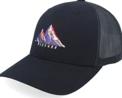 Zephyr Cap A Black Trucker - Picture