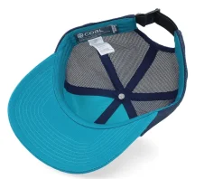 Zephyr Teal Trucker - Coal