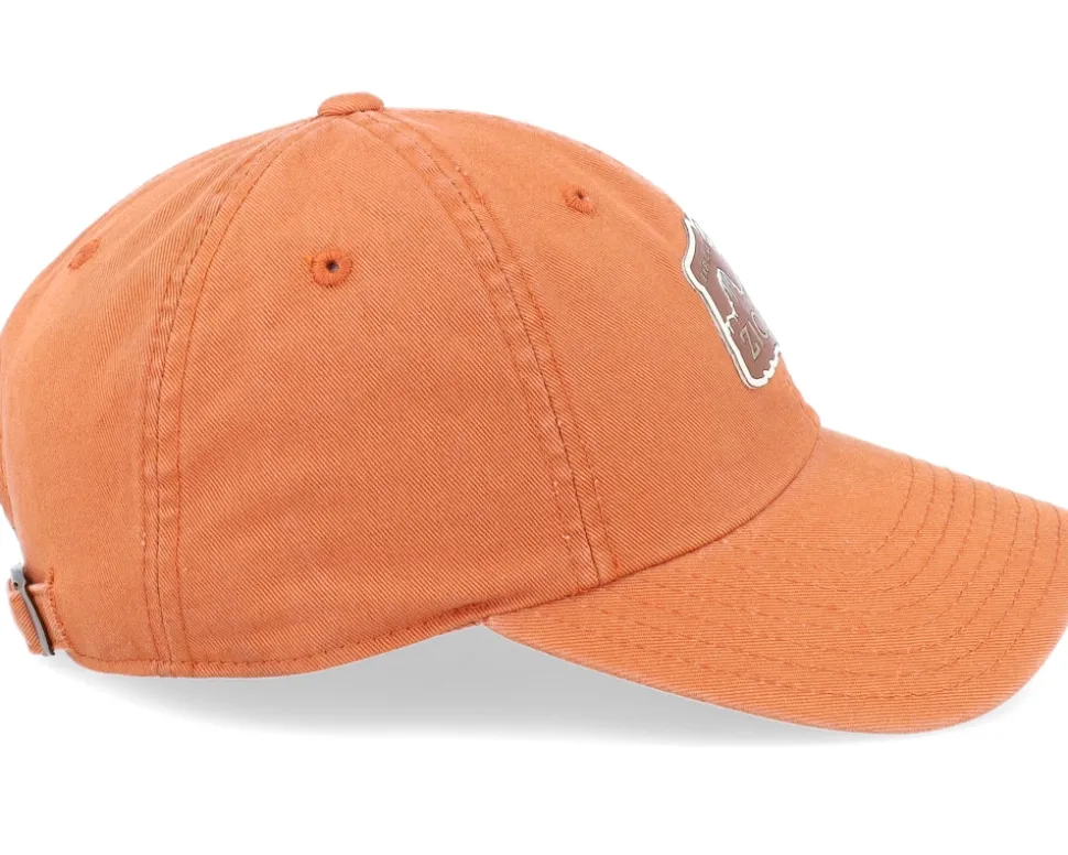 Zion Leatherhead Slouch Burnt Orange Dad Cap - American Needle