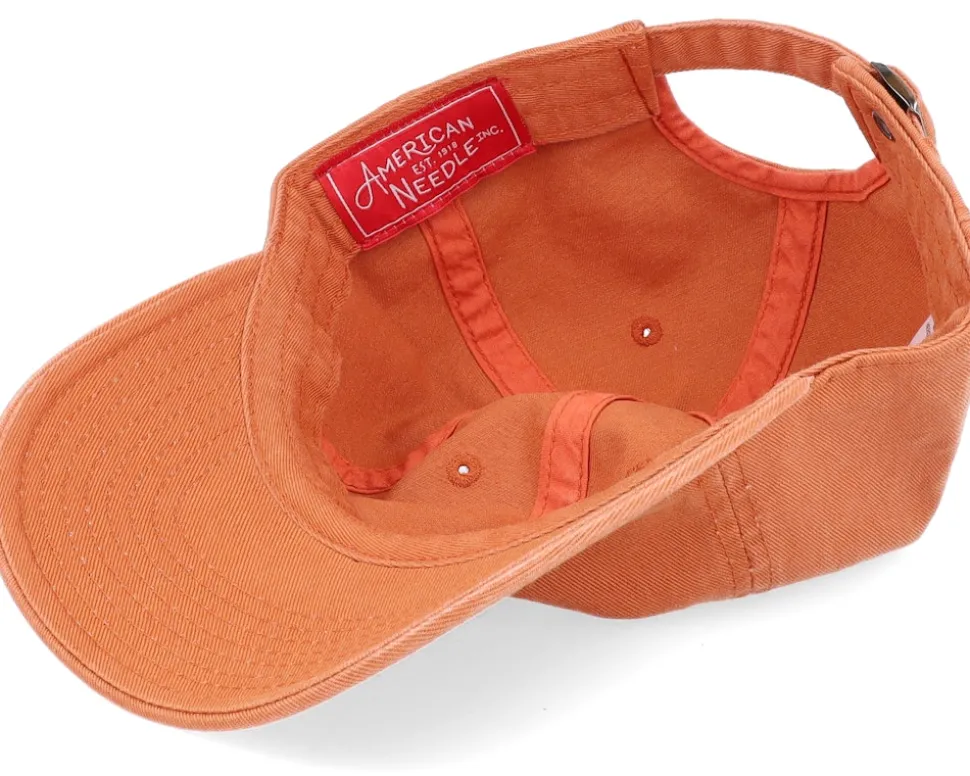 Zion Leatherhead Slouch Burnt Orange Dad Cap - American Needle