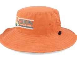 Zion Wide Brim Orange Bucket - American Needle