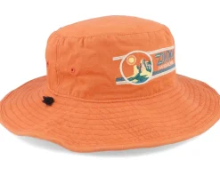 Zion Wide Brim Orange Bucket - American Needle