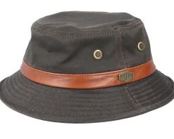 Zoet Cotton Mix Brown Bucket - MJM Hats