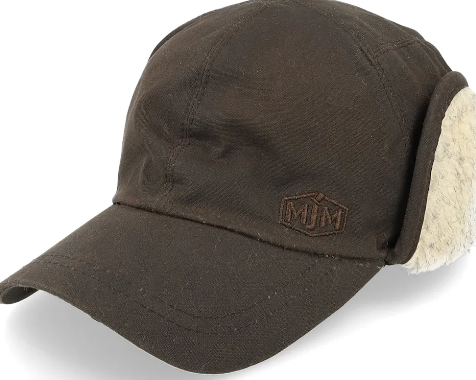 Zwolle El Wax Cotton Brown Earflap - MJM Hats