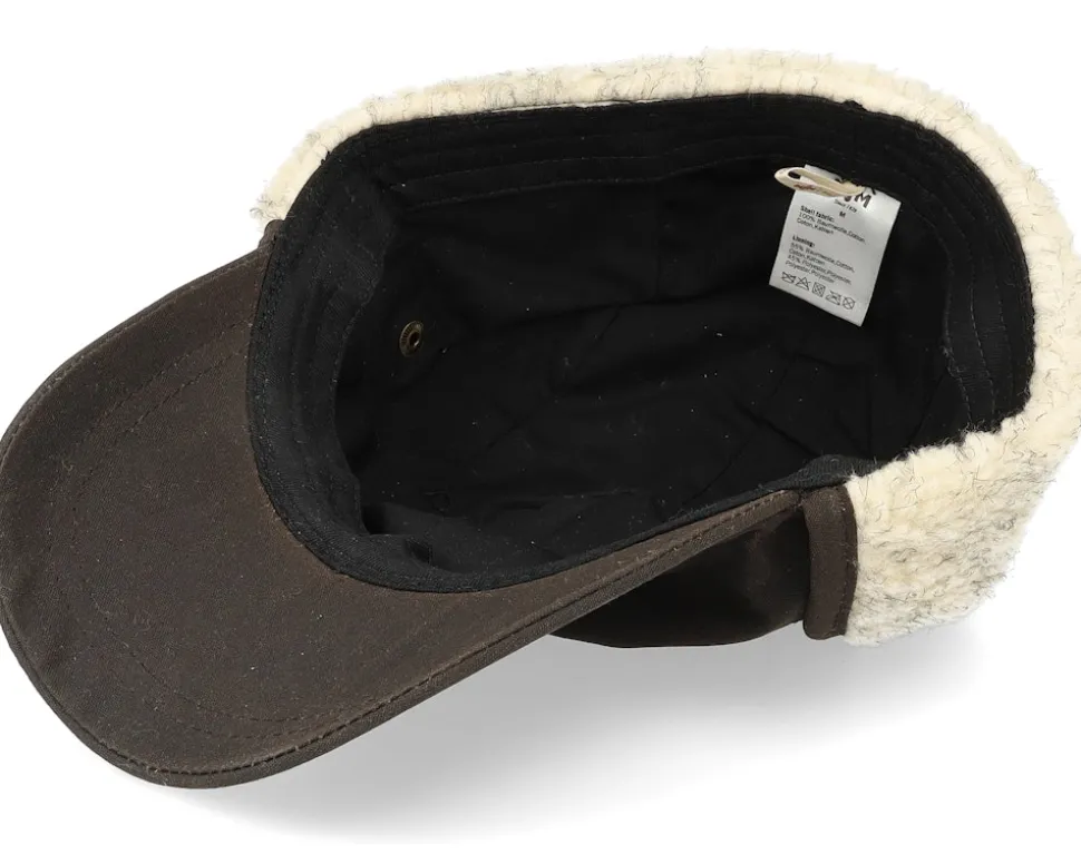 Zwolle El Wax Cotton Brown Earflap - MJM Hats