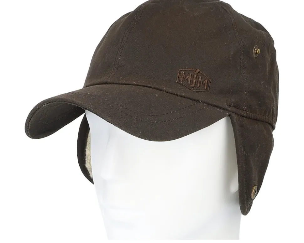 Zwolle El Wax Cotton Brown Earflap - MJM Hats